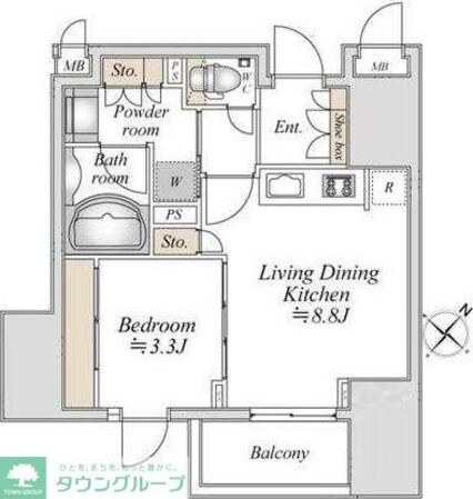 La Douceur巣鴨の物件間取画像